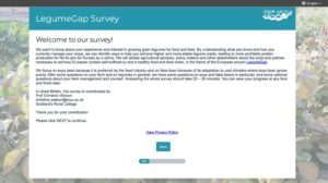 Legume Gap Survey